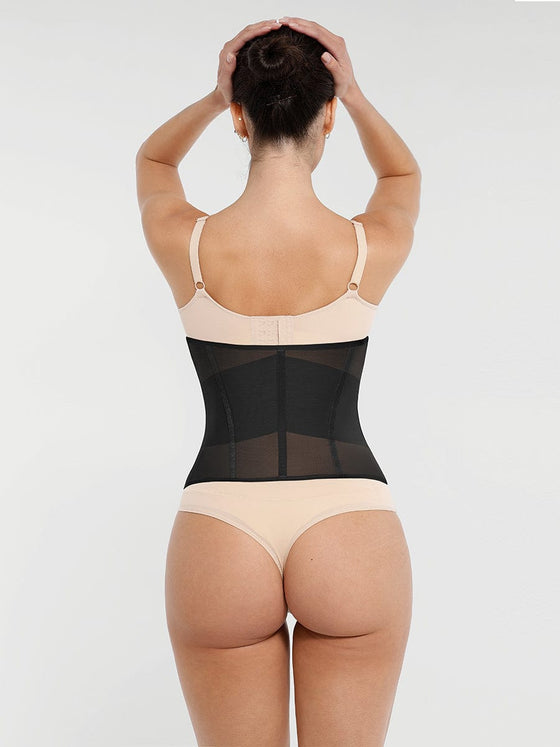 Wholesale 7 Steel Bones Waist and Abdomen Shaping Breathable Mesh Waist Trainer