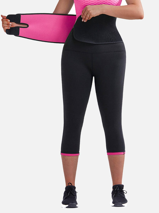 Wholesale Big Size Neoprene Shaper Pants With Belt Smoothlines
