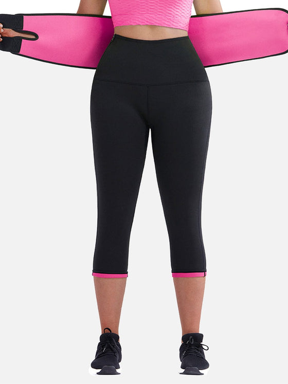 Wholesale Big Size Neoprene Shaper Pants With Belt Smoothlines