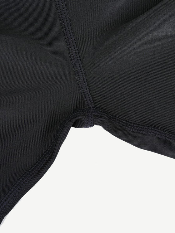 Wholesale Dark Blue Neoprene Leggings Shaper 3 Rows Hooks High Rise