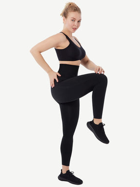 Wholesale Sports Shaping Belly Slimming Leg Slimming Body Pants With Pockets