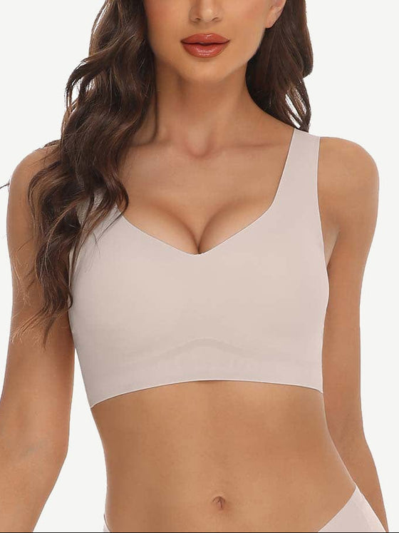 Wholesale Soft-Touch Smoothing Fabric Fashion Elasticity Seamless Bra Lightweight