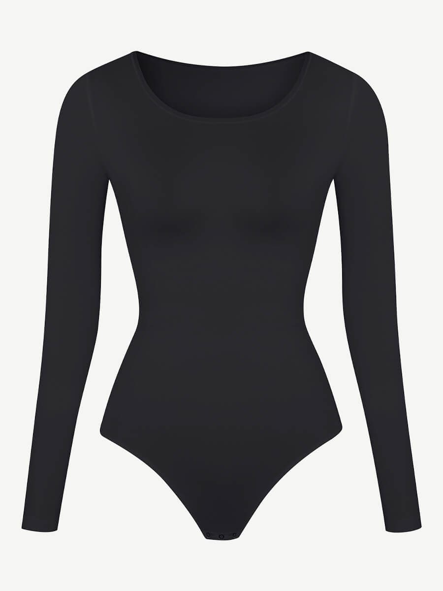 Women's Seamless Bodysuit Long Sleeve