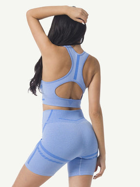Wholesale Seamless Yoga Short Sets Fashion Gymwear