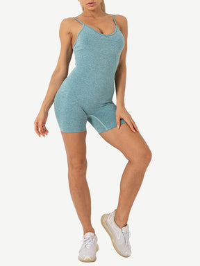 Wholesale Seamless Knitting Yoga Gymwear Nylon Bodysuits Super Fit