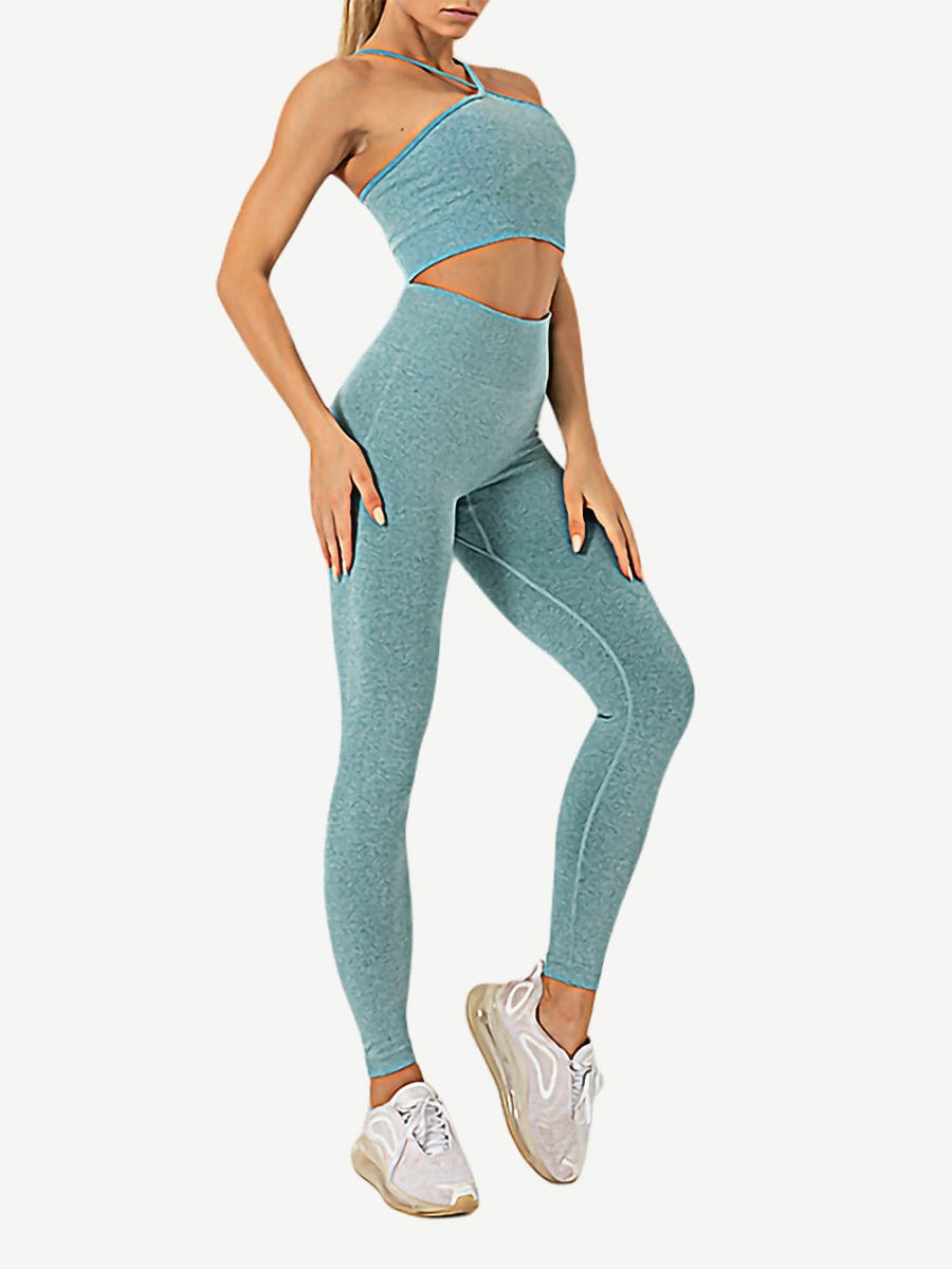 Wholesale Seamless Knitting Yoga Suits Home Wear Bodysuits