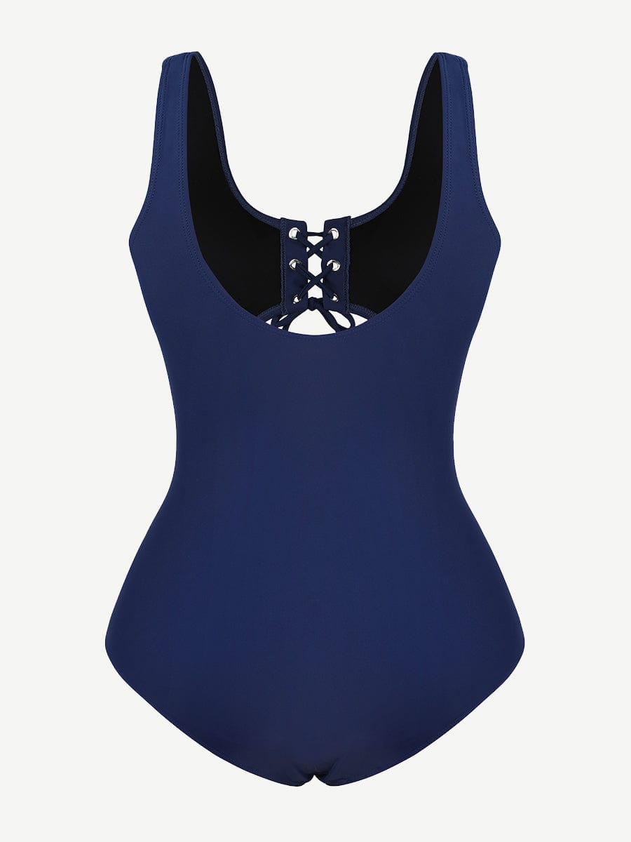 Wholesale One-Piece Shapewear Swimsuit With Cut-out Design