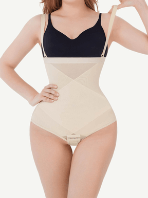 Wholesale Body Panties Abdominal Crossover Three-layer Design Abdominal Control