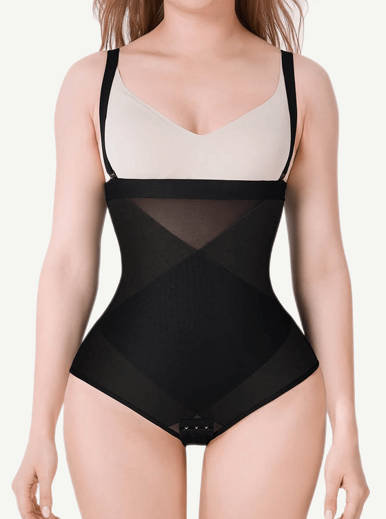 Wholesale Body Panties Abdominal Crossover Three-layer Design Abdominal Control