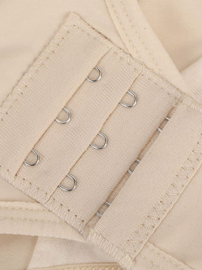 Latex One-Piece Bodysuit For Breast Support Abdominal Control Waist Shape Leg Shape