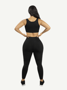 Wholesale Yoga Pants With Wine Red And Black Splice