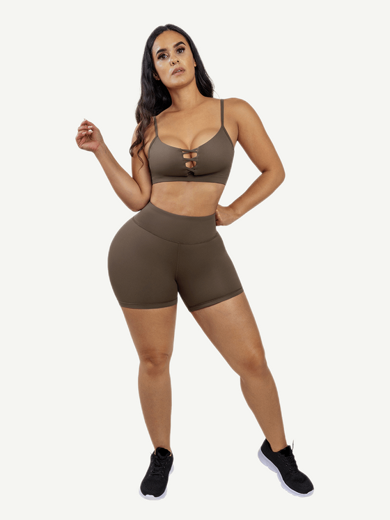 Wholesale Peach Buttocks Yoga Shorts SPU