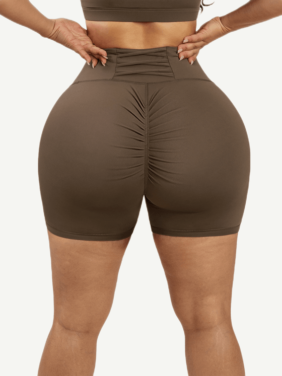 Wholesale Peach Buttocks Yoga Shorts SPU