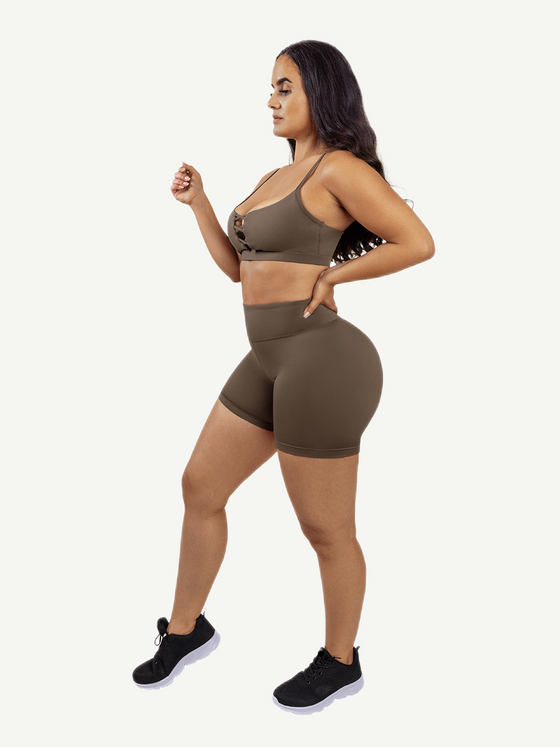 Wholesale Peach Buttocks Yoga Shorts SPU