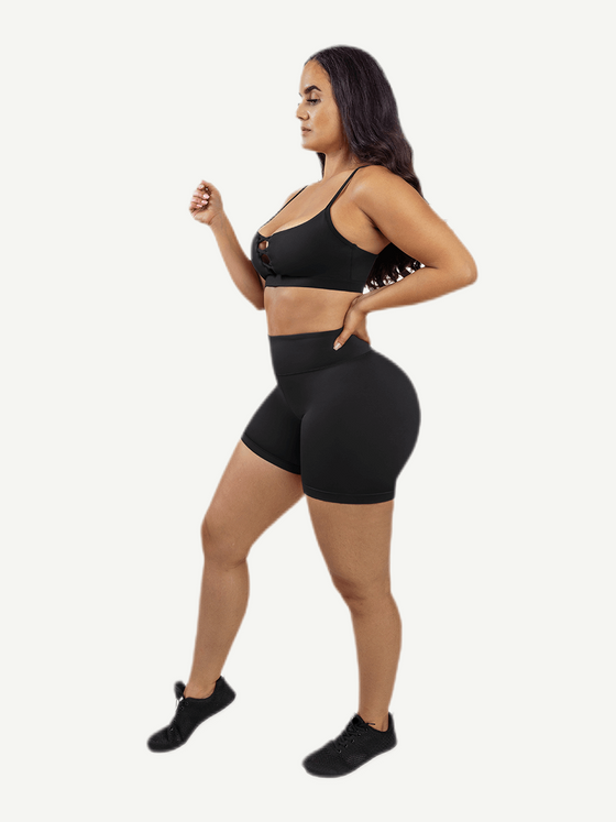 Wholesale Peach Buttocks Yoga Shorts SPU