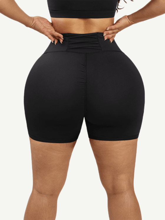 Wholesale Peach Buttocks Yoga Shorts SPU