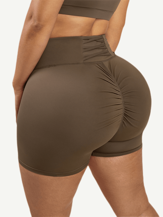 Wholesale Peach Buttocks Yoga Shorts SPU