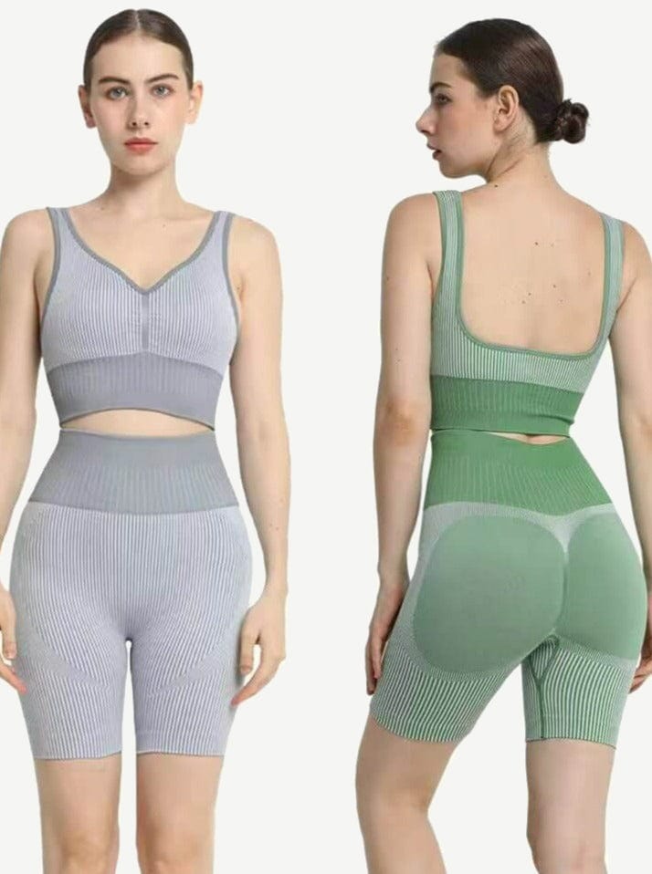Wholesale Women's Seamless Fitness Sexy Bra Shorts Sportswear