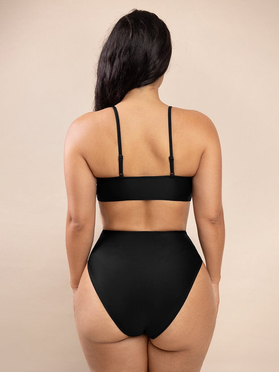 Wholesale Body Shaper One Piece Swimsuit Top Cross Front