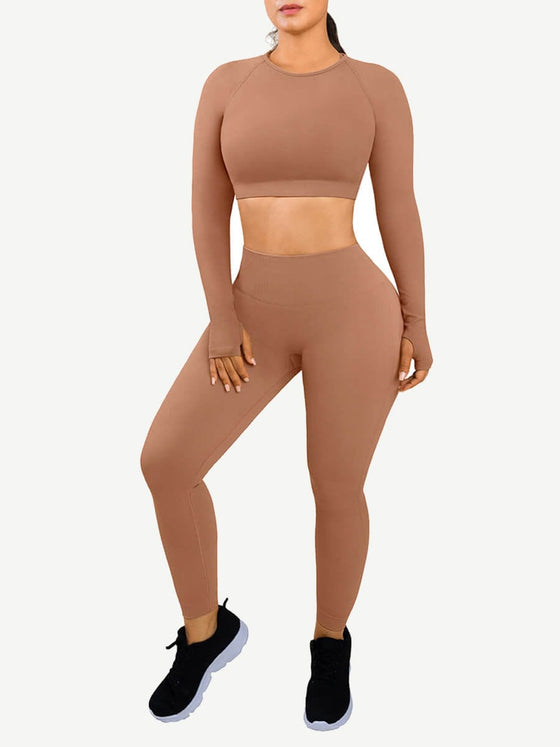 Wholesale🌿Eco-friendly 3D Printing Thumbhole Seamless Sportswear SPU