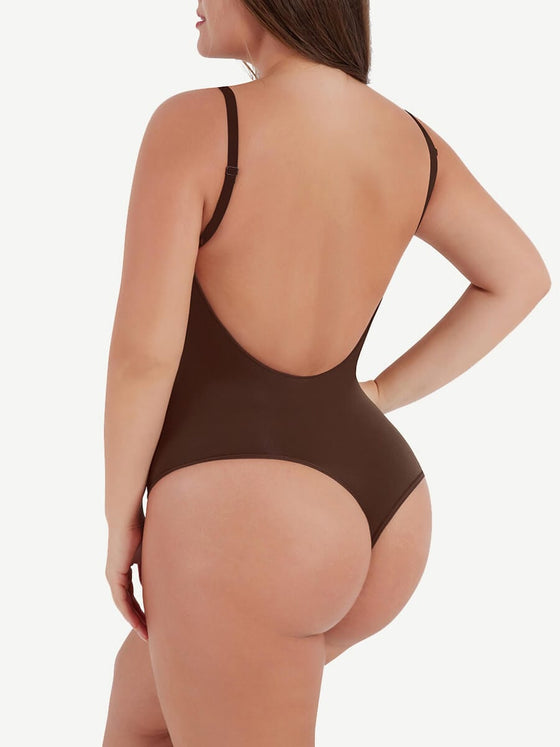 Wholesale Seamless Cover-Breast Open-Back Thong