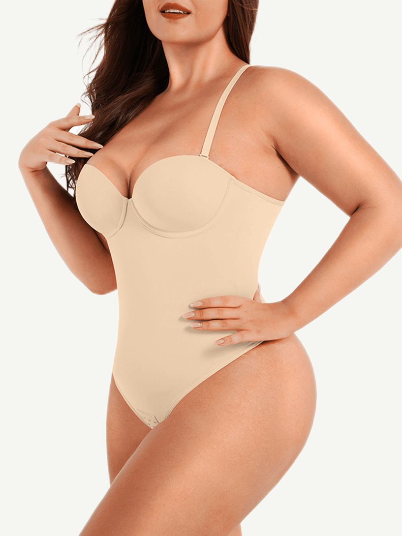 Wholesale Bustier Underwire Tummy Breathable Control Bodysuit