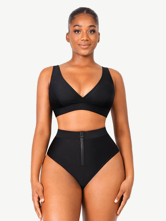 Wholesale Surplice Neckline Bikini Top