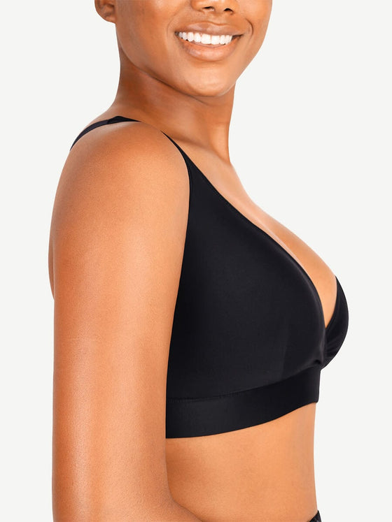 Wholesale Surplice Neckline Bikini Top