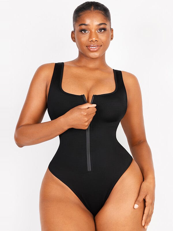 Wholesale Shaping Waist Tummy Control Panty One Piece Swimsuit Black / M Wholesale Shaping Waist Tummy Control Panty One Piece Swimsuit Black / M