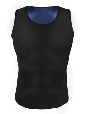 Wholesale Blue Large Size Vest Shaper Round Collar For Fitness