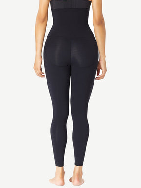 Wholesale Black High Waist Solid Color Pants Shaper Flatten Tummy