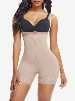 Wholesale Big Size Full Body Shaper Post-surgical Buttock Lifter Detachable Straps
