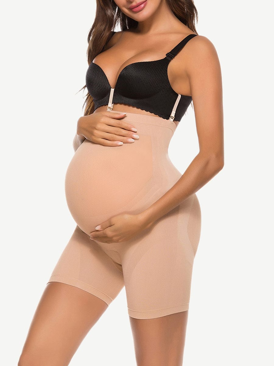 Wholesale Perfect Curves Black Seamless Pregnant Shaper Sheer Mesh Super Trendy