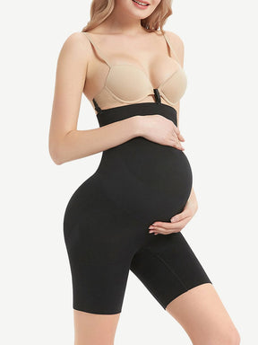 Wholesale Amazing Black Seamless Solid Color Maternity Panty Soft-Touch