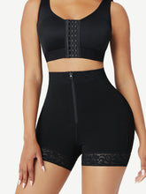 Wholesale Front Zipper Butt Lifter Shorts High Waist Curve-Creating