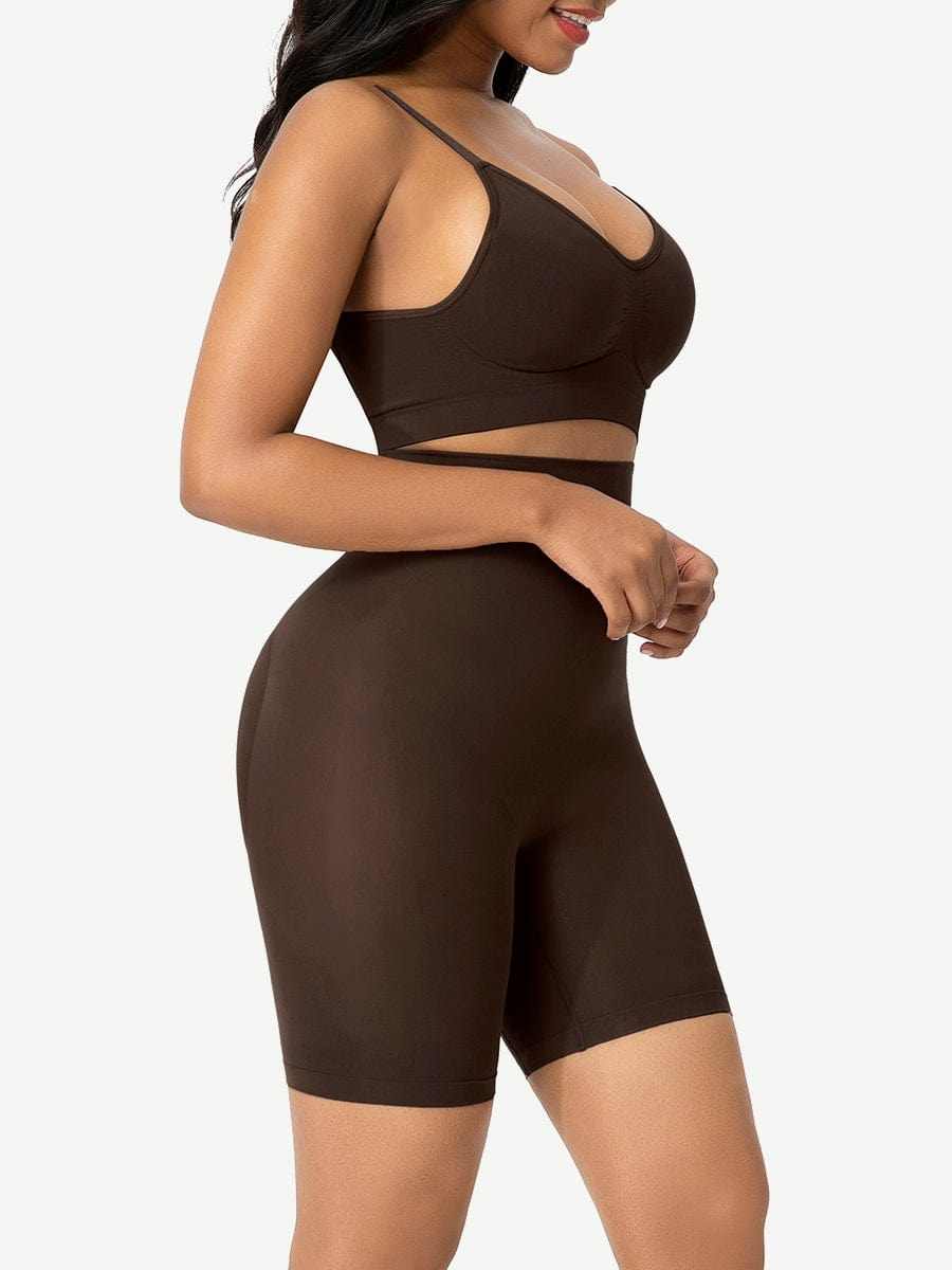 Shapewear For Women Tummy Control Full Body Shaper Butt Lifter Thigh Slimmer  Shorts --- Complexion Size 2xl