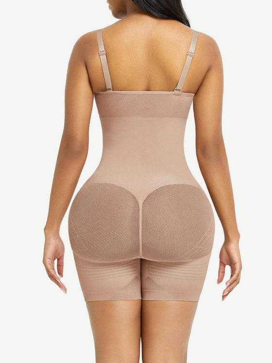 Wholesale Open Gusset Happy Butt Seamless Bodysuit Shapewear