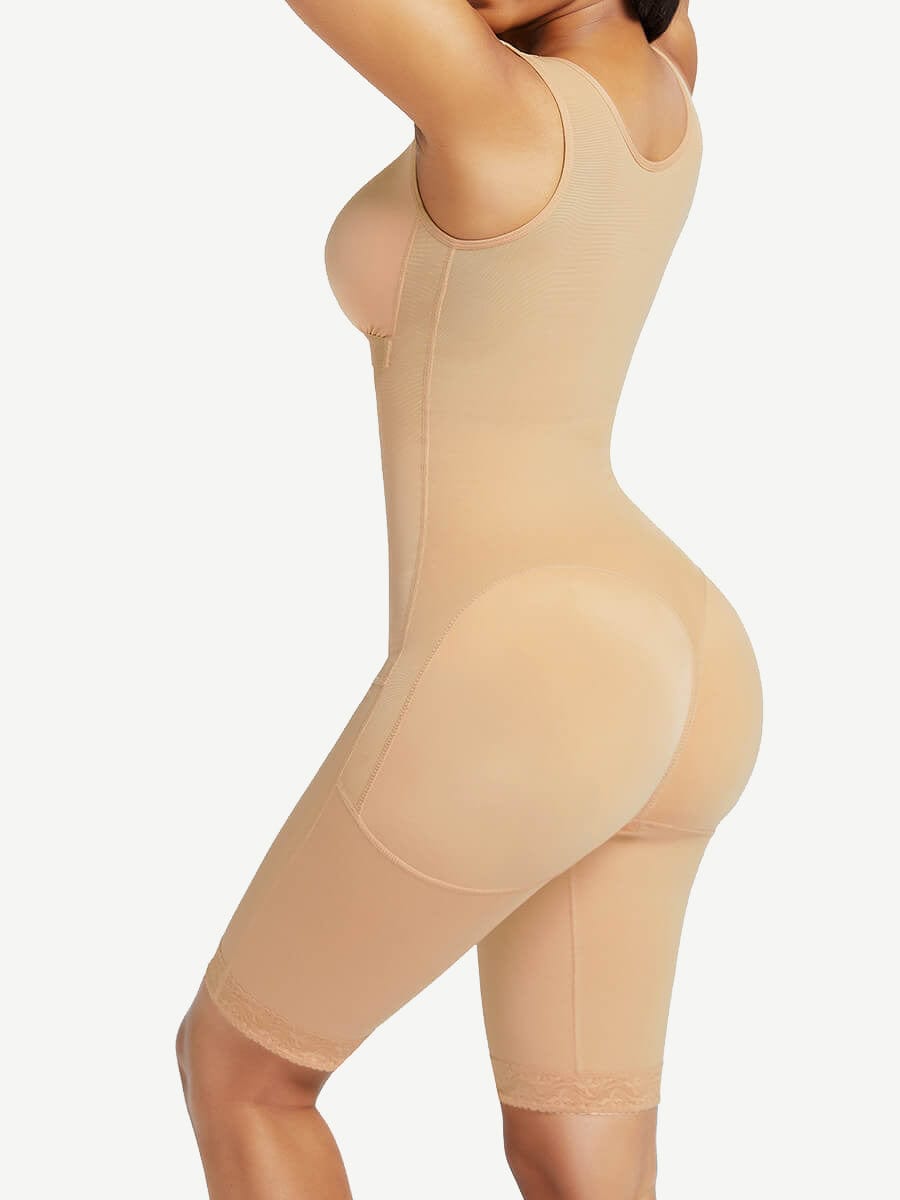 Wholesale 3-Row Hook Tummy Control Butt Lifter Thigh Trimmer Post-surgical Full Body Shaper