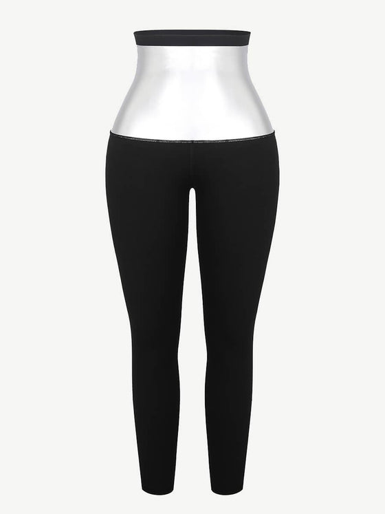 Wholesale Fat Burning Fitness Moisture-Wicking Tummy Control Butt Lifter Leggings Sauna Pants