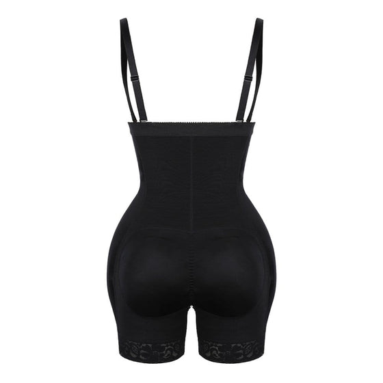 Wholesale Butt Lifter High Waist Lace Removable Pads Firm Compression