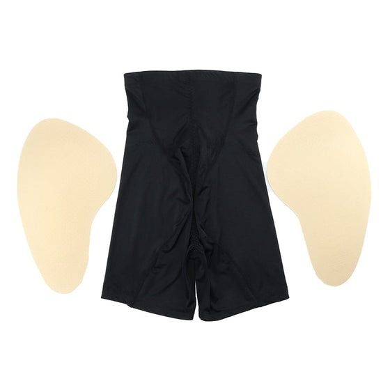Wholesale High-Waist Tummy Control Shapewear with 2 Removable Hip Pads