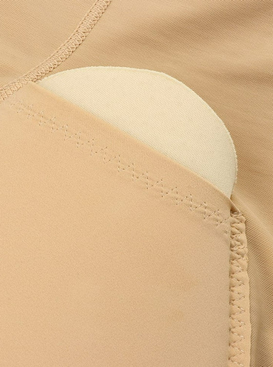 Wholesale High-Waist Tummy Control Shapewear with 2 Removable Hip Pads