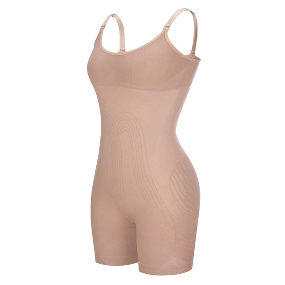 Wholesale Open Gusset Happy Butt Seamless Bodysuit Shapewear