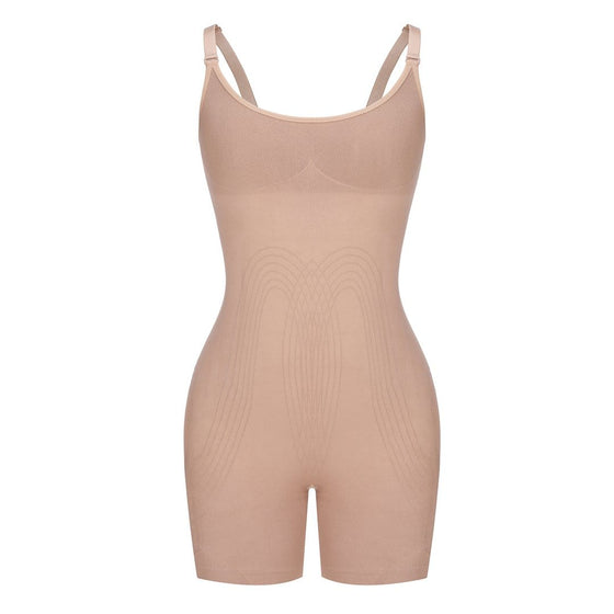 Wholesale Open Gusset Happy Butt Seamless Bodysuit Shapewear
