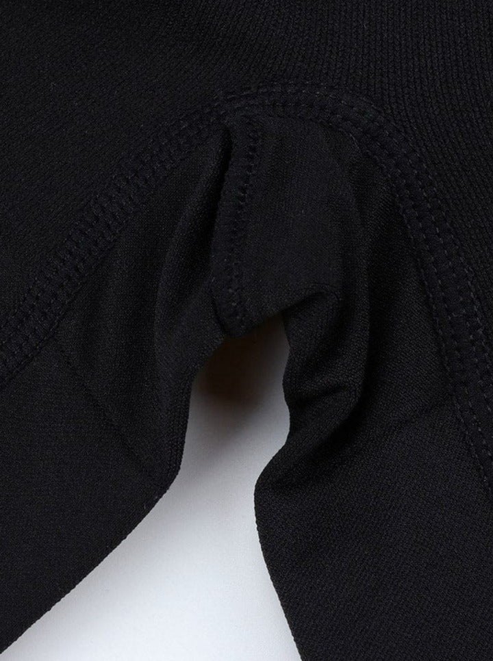 Wholesale Contour Black Panty Shaper Hollow Out Solid Color Body Shaper