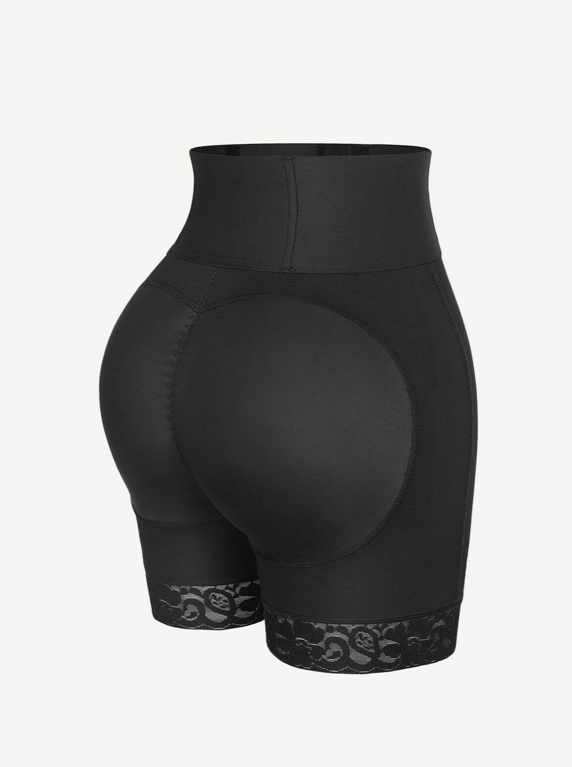 Burvogue Shapewear Tummy Control Butt Lift High Waisted Shaper Shorts Black  S?