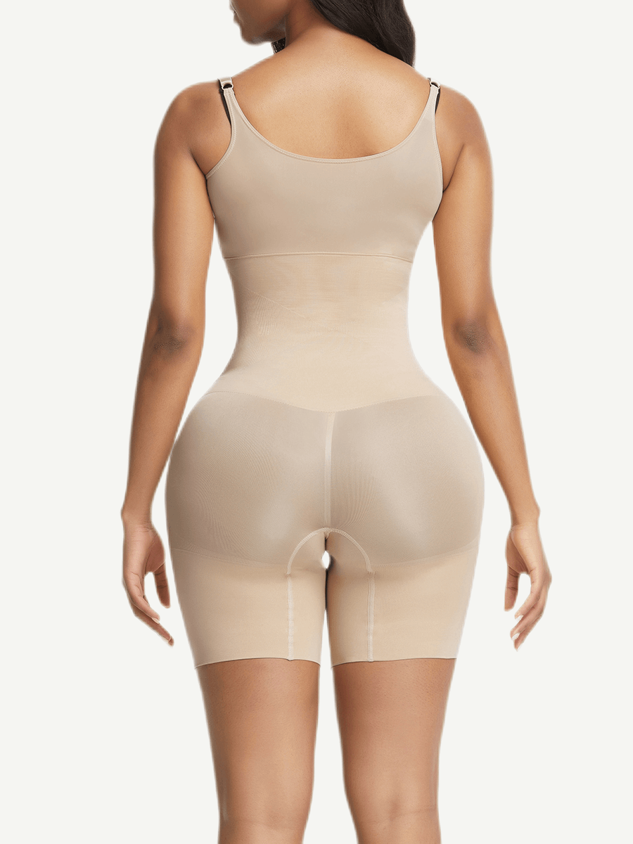 Wholesale Open-Bust Mid-Thigh Bodysuit Abdomen Flattening