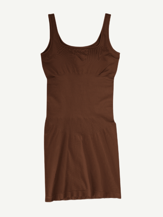 Wholesale 🌿Eco-friendly Square-neck Shaper Snatched Seamless Dress