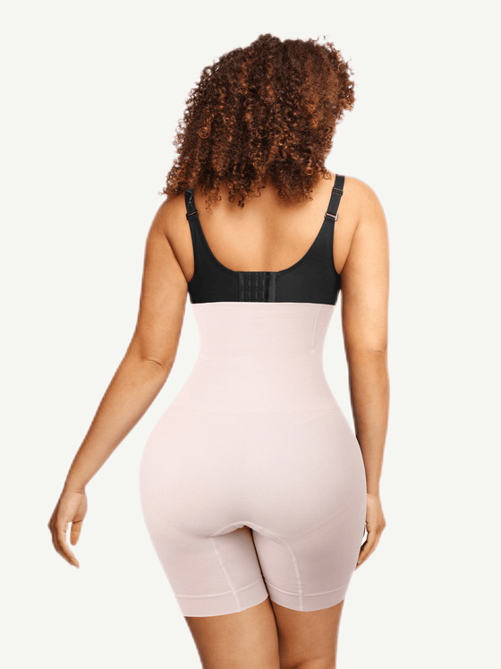 Wholesale Seamless Double-Layer Tummy Panel 4 Steel Bones Shapewear Shorts