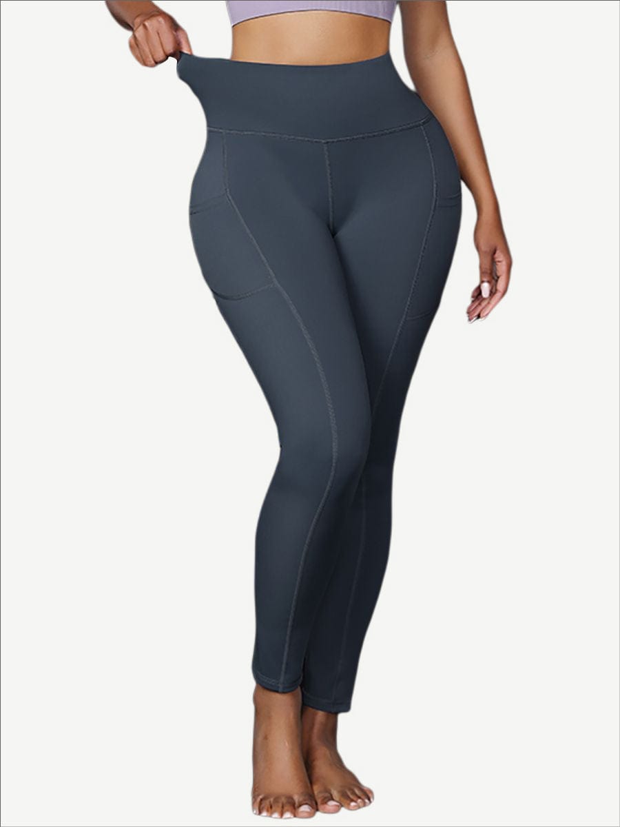 Wholesale Yoga Leggings High Waist Butt Lifter With Pocket High Quality